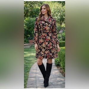 Floral Trench Coat